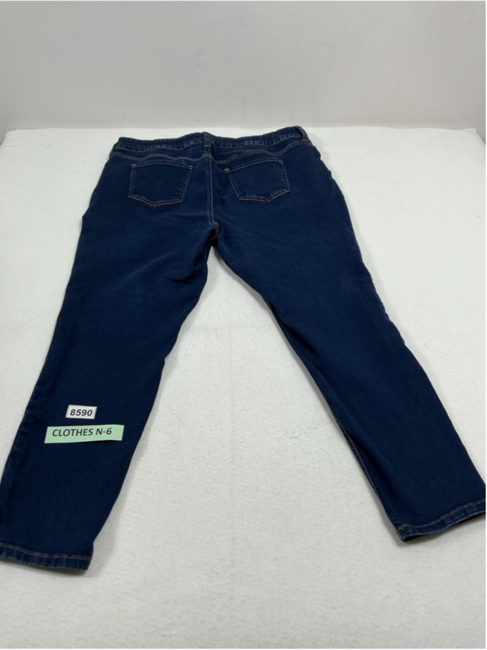 Woman’s Excellent Condition Copper Flash Blue Jeans Ankle Skinny 20W - Picture 2 of 7